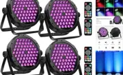 60 LED Par Lights DMX - 90W RGB Stage DJ Par Light Remote Control Sound
