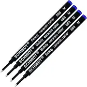 4 Pack - Blue-Schmidt 888 Medium Rollerball Refill
