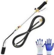 Propane Torch Weed Burner, Weed Torch Gun 800000 BTU Weed Killer Blow Torch with