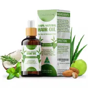 100% Natural Rosemary Hair Growth Oil Organic Herbal Scalp Treatment for All Hair Types