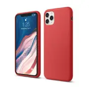 iPhone 11 Compatible Case Cover With Liquid Silicone - Red