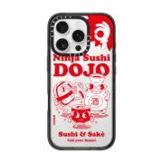 iPhone 16 Pro Impact Case Ninja Sushi Dojo