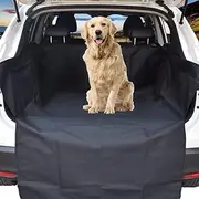 FIME. Pet Dog Back Seat Cover – Durable Dog Car Seat Cover, Car Seat Protector for Dogs, Waterproof Car Cover for Pets, Easy-to-Install Dog Car Seat Covers for Car Truck SUV, Universal Nonslip,Black