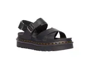Dr. Martens Voss II Sandals Athena Leather Adjustable Straps EVA Sole in Black