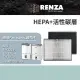 【RENZA】適用Panasonic 國際牌 F-Y32EH Y32GH Y32JH F-Y36JH Y20JH 空氣清淨機(HEPA濾網+活性碳濾網 濾芯)