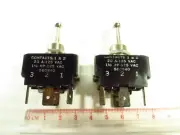 2 Pack CARLING 20A-125VAC 1-1/2HP 125VAC TOGGLE SWITCH 560940, 3 Position