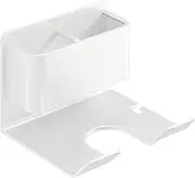Hair Dryer Wall Holder - Wall Mounted Hair Dryer Rack | Multipurpose Hair Dryer Rack with Storage Compartment, Cabinet Door Blow Dryer Holder Stand for Bathroom