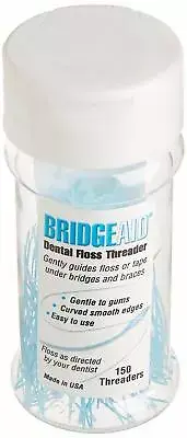 BridgeAid Dental Floss Threader, 150 Threaders Each - Buy 5, Get 1 Free