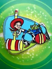 New 2023 Disney Pixar Toy Story Jessie & Little Green Alien Lanyard Starter Pin