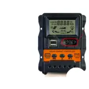 12/24V 30A MPPT/PWM Solar Charge Controller Panel Battery Regulator Dual USB