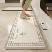 Kitchen Door Steps Water-Absorbing Oil-Absorbing Non-slip Foot Mats Diatomite Ba