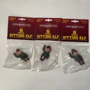 3 G-Scale Model Train Elves Elf White Christmas Express Bachmann Big Haulers New