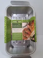 Nordic Ware Naturals Meat Loaf Pan and Lifting Trivet, Multicolor