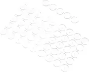 [CALLARON] 50pcs Soft Silicone Earring Backs Comfortable Replacement Pads for Heavy Earrings Stylish Ear Support Lifters Scar Prevention Design for Long Term Use