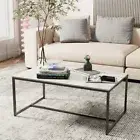 Simple Heavy Duty Stone Coffee Table Side Table Ceter Dining Table Living Room