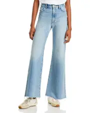 Mother The Hustler Roller Frayed Jeans in I Confess