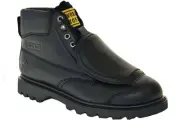WORK ZONE Men's 6" Steel Toe External Metatarsal Guard Work Boot Black - M612, B