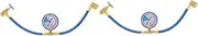MUCKLILY Pcs Ac Recharge Hose Pressure Gauge Kit Car Conditioning Filling Tube for Diy Repair