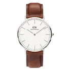 Daniel Wellington Classic 40 St Mawes Silver & White Watch