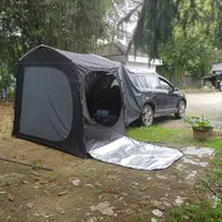 在飛比找樂天市場購物網優惠-車尾帳篷 新款多功能車尾帳篷,汽車帳篷自行車帳篷兩用,車尾延