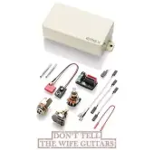 EMG HAX IVORY ALNICO ACTIVE HUMBUCKER SIZED SINGLE COIL PICKUP POTS & WIRING
