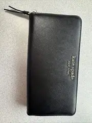 Kate Spade Wallet Black NEW NWT Billfold Coin Purse