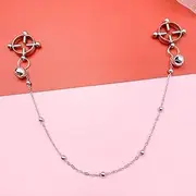 Nipple Clamps Non Piercing Sm Toy For Bondage Adustable Metal Clip Stainless Steel Nipple Clip Clamps For Men Women, Non-Piercing Metal Stimulator Nipple Clips Adult Toys