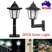 Hexagonal 2in1 Solar Lights Sensor Garden Light LED Security Outdoor Waterproof