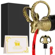 Antelope Head 2-In-1 Wine Aerator Bottle Pourer and Stopper Gifts for Men Women
