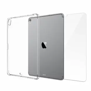 【TIMO】iPad 10.2吋 透明防摔保護殼+螢幕保護貼 二件組