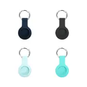 Premium Silicone Key Ring for Apple AirTag by Laser - 4-Pack Bundle for Ultimate Protection & Style