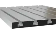 t slot fixture plate 16" x 16", aluminum, t-track, metalworking, cnc bed