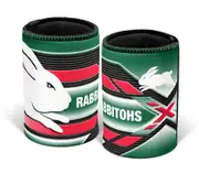 NRL Stubby Can Cooler - South Sydney Rabbitohs - Drink - Rubber Base