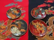 Williams Sonoma Lunar New Year Appetizer Plates s/4 boxed