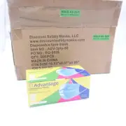500 Pack Advantage Disposable Masks (Non Medical) 3 Layers of Protection