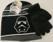NEW! Star Wars Storm Trooper Hat & Glove Set Ages 4-7 LAST ONE! FREE SHIPPING!