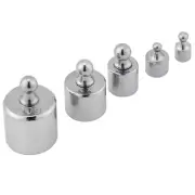 5Pcs 1g 2g 5g 10g 20g Silver Grams Calibration Scale Weight Test Set