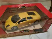 Burago LAMBORGHINI MURCIELAGO Gold Diecast Yellow 1:18 Scale Model Metal NIB