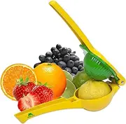 Lemon Lime Orange Juice Squeezer Manual Citrus Press - Aluminum Alloy Mexican Elbow – Easy to Use, Bonus Recipe Guide - by Mobi Lock