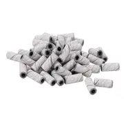 Mini Sanding Band Paper 3mm Nail Drill Mandrel - White Color #80 Grit (100pcs)
