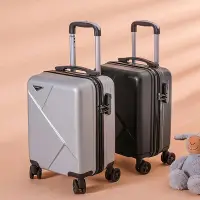 在飛比找Yahoo!奇摩拍賣優惠-小型拉桿行李箱18寸輕便旅行箱男女學生16寸萬向輪春秋航空登