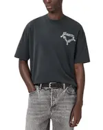 Allsaints Oversized Drip Logo Graphic Tee