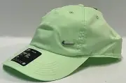 NIKE KIDS CLUB CAP CHROME SWOOSH UNSTRUCTURED VAPOR GREEN FB5064 376 DRI FIT