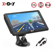 XGODY 7" GPS Navigation Units System Navigator Sat NAV for Trucks Cars 3D AU Map