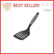 Chef Craft Select Nylon Short Turner/Spatula, 10.5 inch, Gray