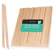 100 Pieces Small Wax Sticks Wood Spatulas Craft Sticks for Body Hair Eyebrow Lip