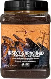 Insect & Arachnid Habitat Substrate Natural Coconut Fiber 2qt/2L Jar