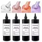 Gel Nail Polish 250ML Soak Off Brush on Builder Nail Hard Gel Rubber Base Coat