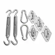 Sun Shade Sail Hardware Kit For Rectangle Outdoor Patio Sun Shade Sail Canopy St