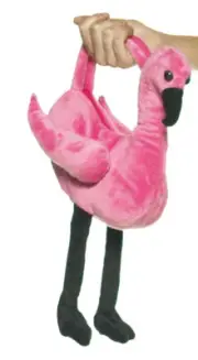 Alice In Wonderland Leg Avenue ADULT PLUSH HOT PINK PINK FLAMINGO PURSE